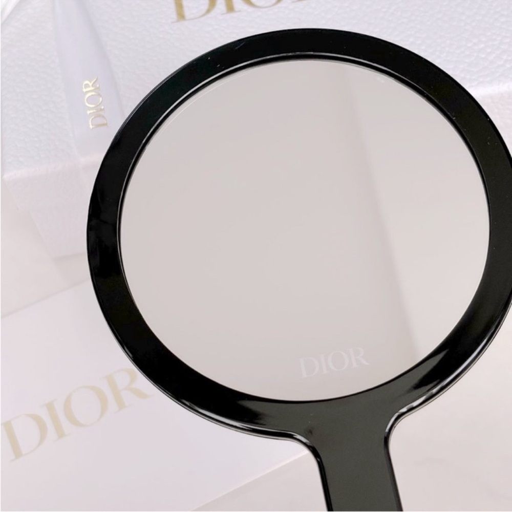 Dior Black Patent Cannage Hand Mirror - Picture 6 of 8